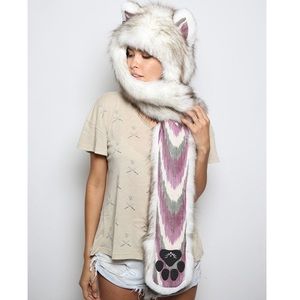 NWT Spirithoods Brown Husky Purple Rain